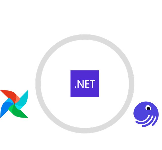 pythonic-job-orchestrator-logos